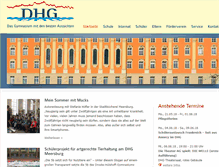 Tablet Screenshot of dhg-meersburg.de
